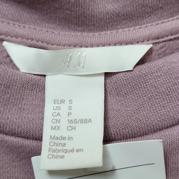 NWT! Dusty Pink Ruffle Sweatshirt with Embroidery! - Picture 5 of 10